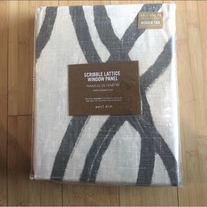 West Elm Window Panels (2) 48 x 108